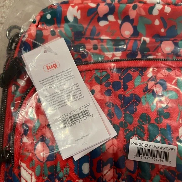 Lug Ranger 2 Crossbody in Wildflower Poppy NWT - Picture 5 of 7